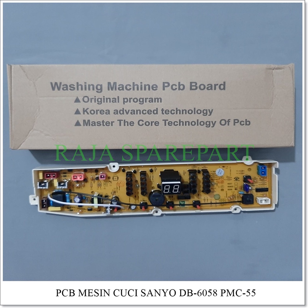 PCB/Panel/Modul Mesin Cuci Sanyo DB-6058 PMC-55