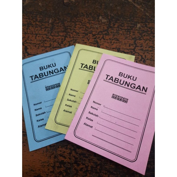 

Buku Tabungan Tulis 20 Halaman / 10 Lembar Ukuran 10x15 cm