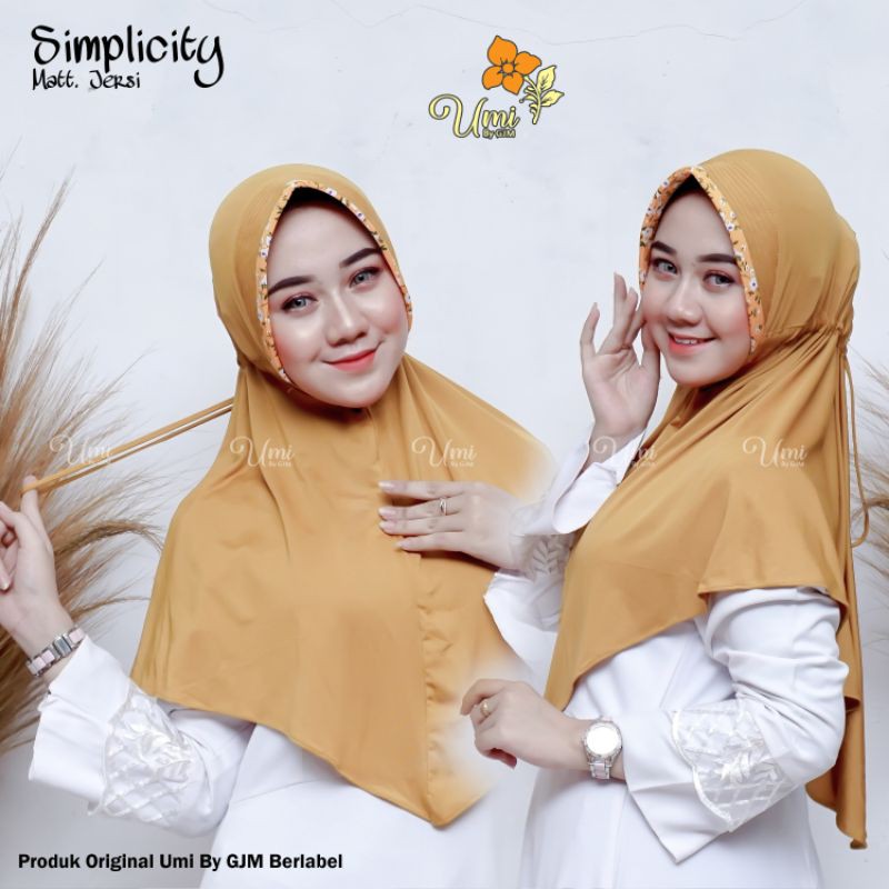 (COD) Jilbab Serut Belakang // Jilbab Serut Jokowi // Hijab Serut Simplicity // Jilbab Motif