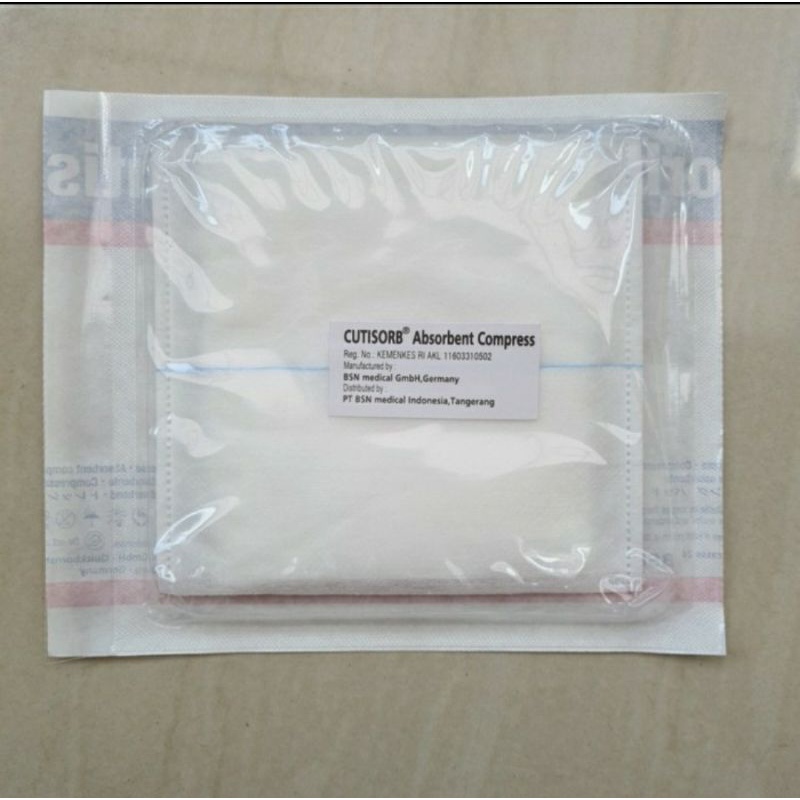 Cutisorb 10x10cm Compress Luka Steril Absorbent 10cm x 10 cm BSN