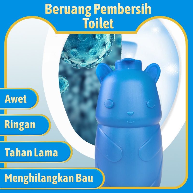 {HJ_888}Penyegar Toilet Automatic Closet Cleaner Blue Clean Pembersih WC