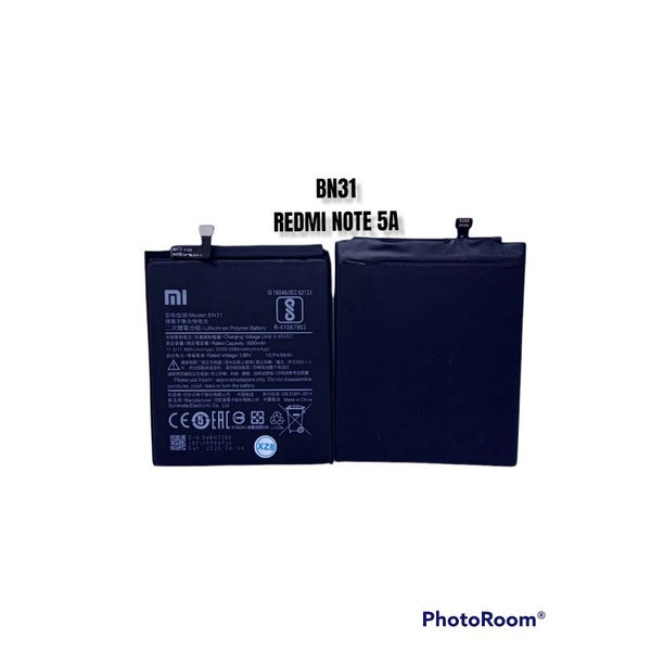 BATERAI ORIGINAL XZ8 XIAOMI REDMI NOTE 5A BN31 BATRE XIAOMI BN31