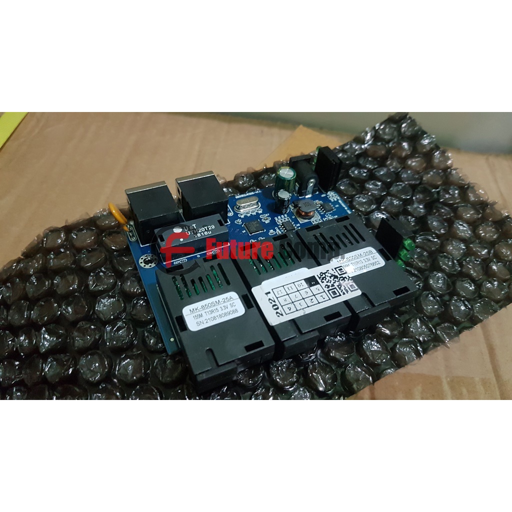 Media Converter 3F2E Board Only 3 Port FO dan 2 Port Eth