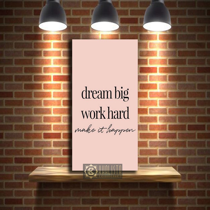 Hiasan Dinding Kata Poster Kayu Quotes Cafe  Vintage Wall 