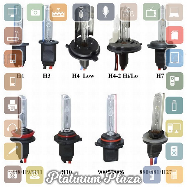 FORAUTO Lampu Mobil Headlight HID Xenon H1 6000K 35W 1 PCS`11Z1G7-
