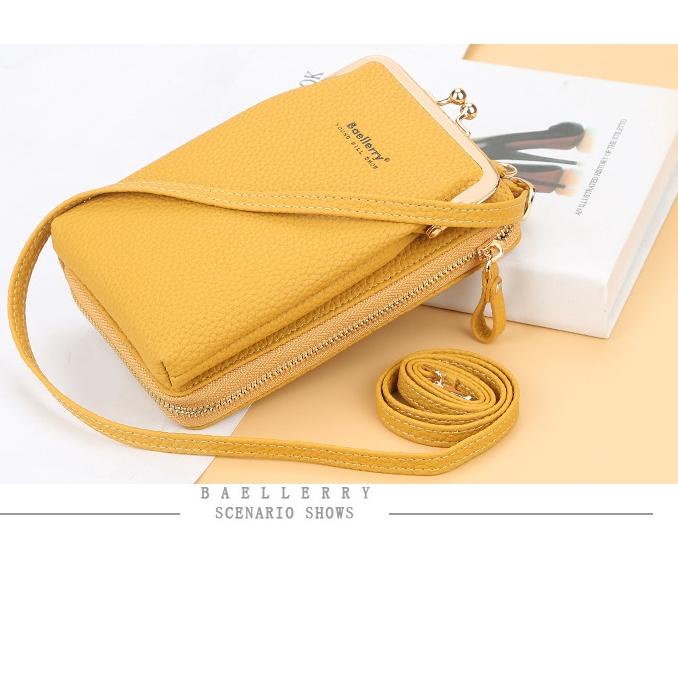 ♡ BL085 - LUXURY DOMPET PANJANG HP BAELLERRY TAS SELEMPANG KULIT HANDPHONE BAELLERY WANITA IMPORT ➫