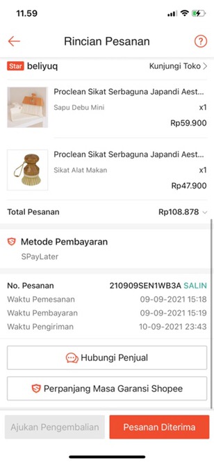 Proclean Sikat Serbaguna Japandi Aesthetic Minimalis / Sikat Alat Dapur Korea / Sikat Dapur Kayu / Alat Pembersih Aesthetic