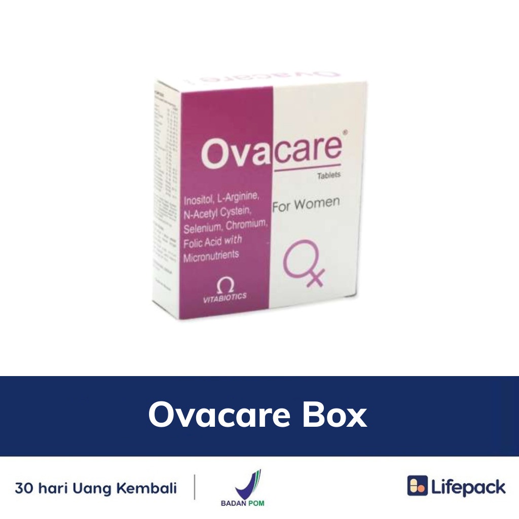Ovacare Box - 30 tablet - Vitamin dan Mineral untuk Wanita - LIFEPACK
