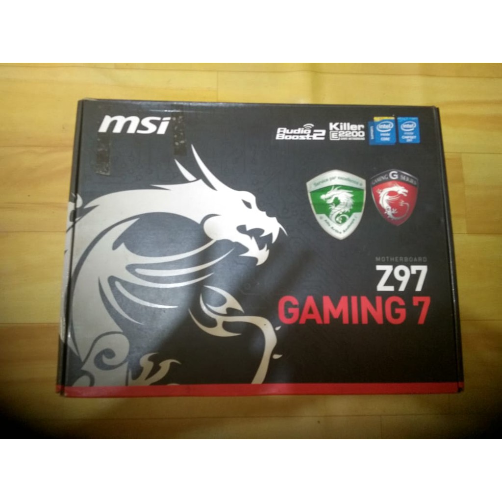 WTS Mobo MSI Gaming 7 Z97 2nd NEGO, 1 SLOT SLI RUSAK LGA 1150-2 DDR3