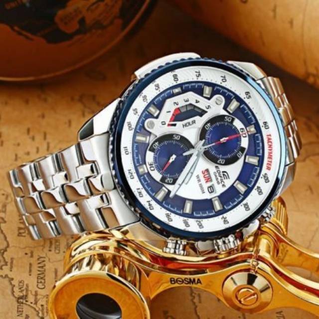 Jam Tangan Pria Casio Edifice EF-558 Ori BM + Box n manual book