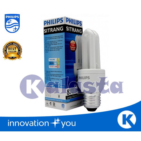 Lampu Philips SiTrang 8w 8watt 8 watt (Gratis Bubble)