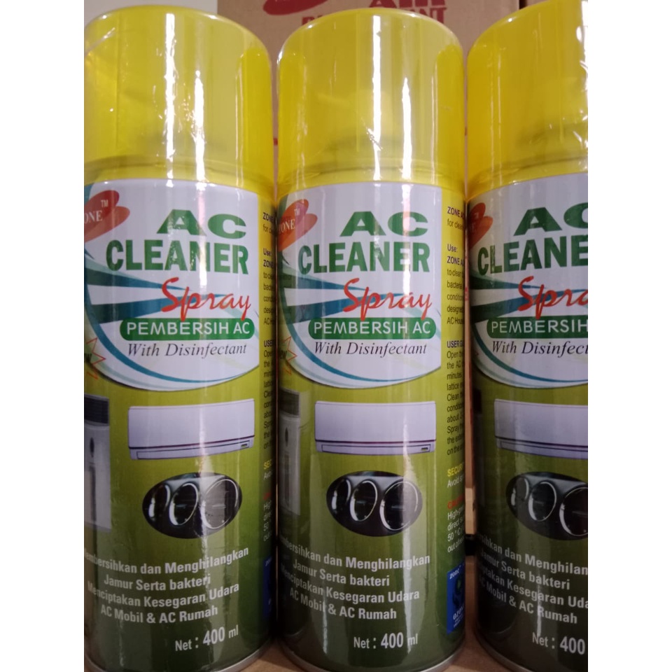 Pembersih AC Mobil dan AC Ruangan Zone AC CLEANER 400ML