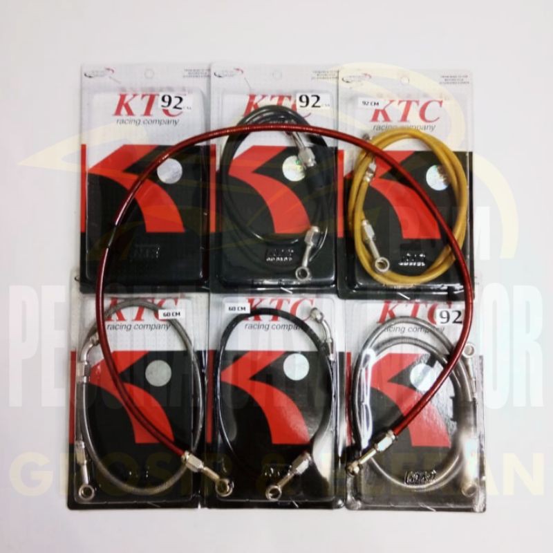 Selang Rem Ktc Original Ready Ukuran Depan &amp; Belakang Universal Semua Motor