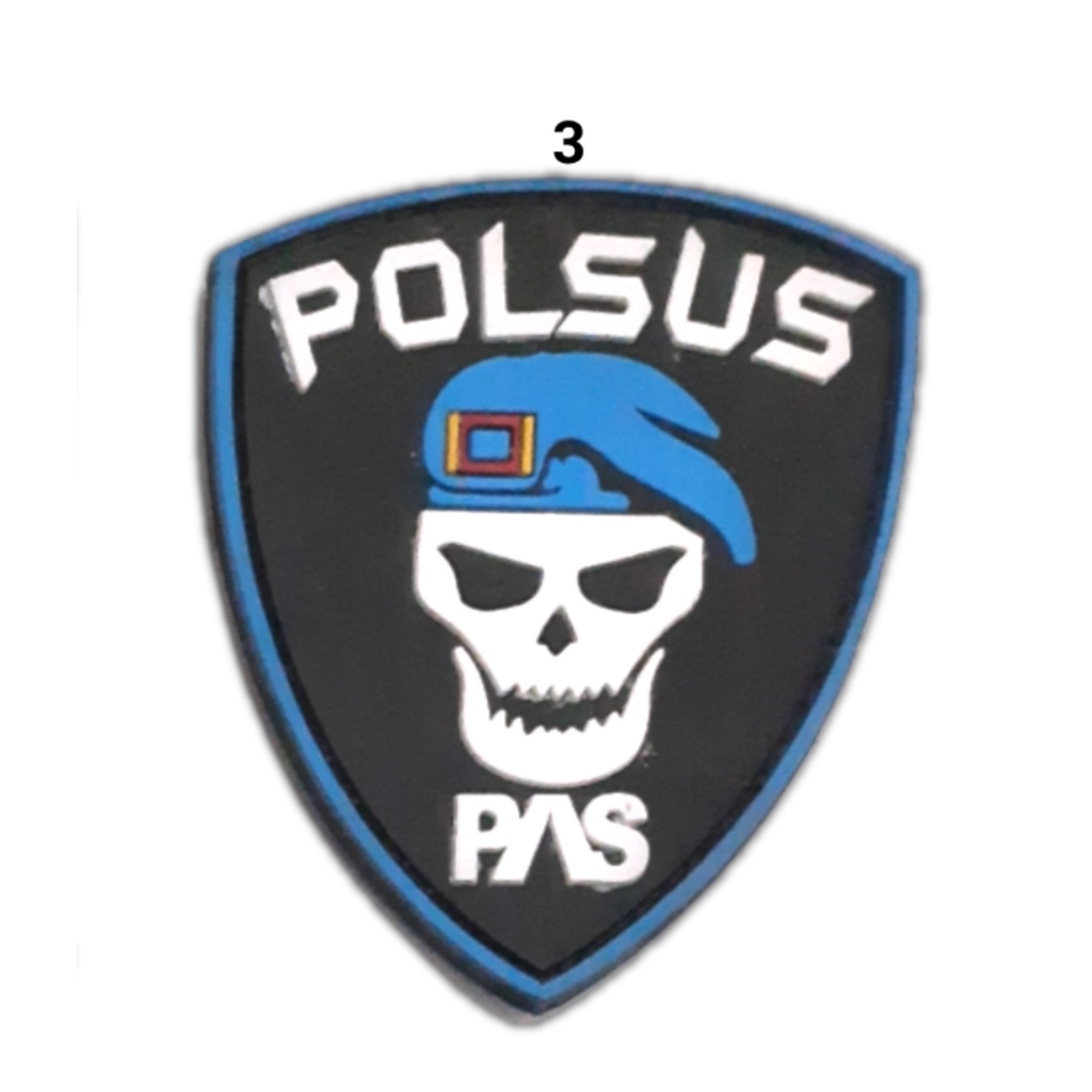 Patch Rubber Logo POLSUSPAS Pengayoman / Emblem Logo Polsuspas