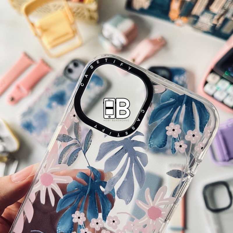 Casetify Monstera Flower Plant Case Bunga Daun Monstera iPhone 7 8 PLUS X XR XS 11 12 PRO MAX