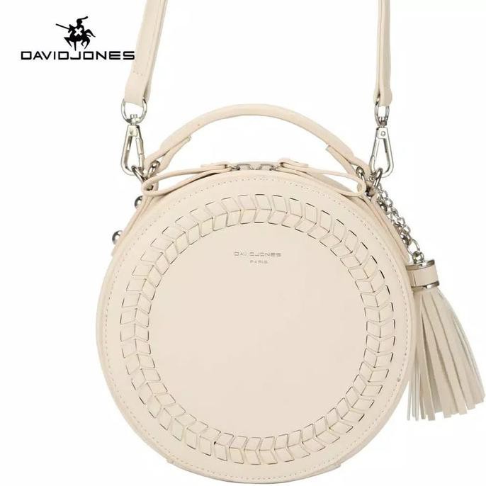 David Jones Paris tas tangan selempang wanita original rimba cm3770 - Beige
