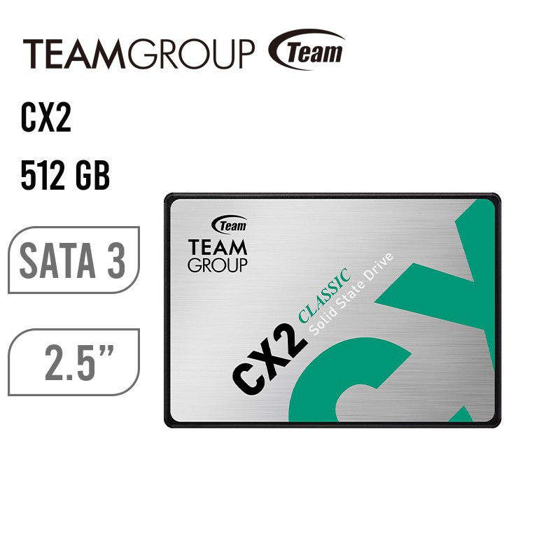 Team Group CX2 SSD 512GB 2,5&quot; SATA III 6Gb/s