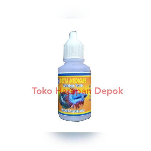 CALCIUM TONIC obat ikan cupang hias aduan plakat bagan giant halfmoon serit betta medicine