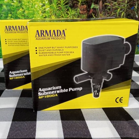 Power Head Aquarium ARMADA AM 1800 A mesin pompa air celup filter aquarium Aquascape hidroponik