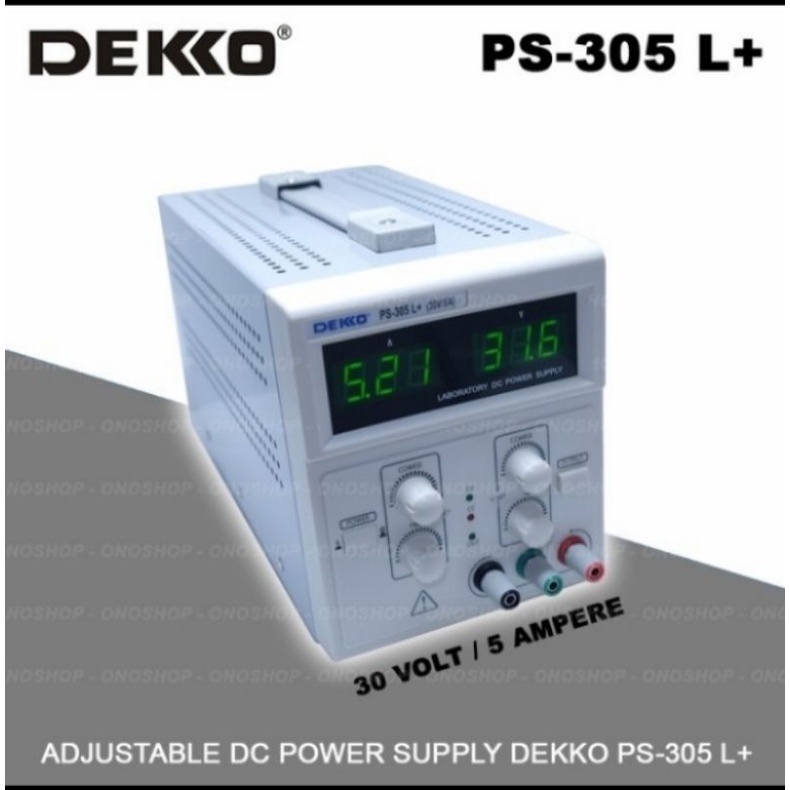 Adjustable DC power supply dekko PS-305 L+ - 30v 5A ORIGINAL