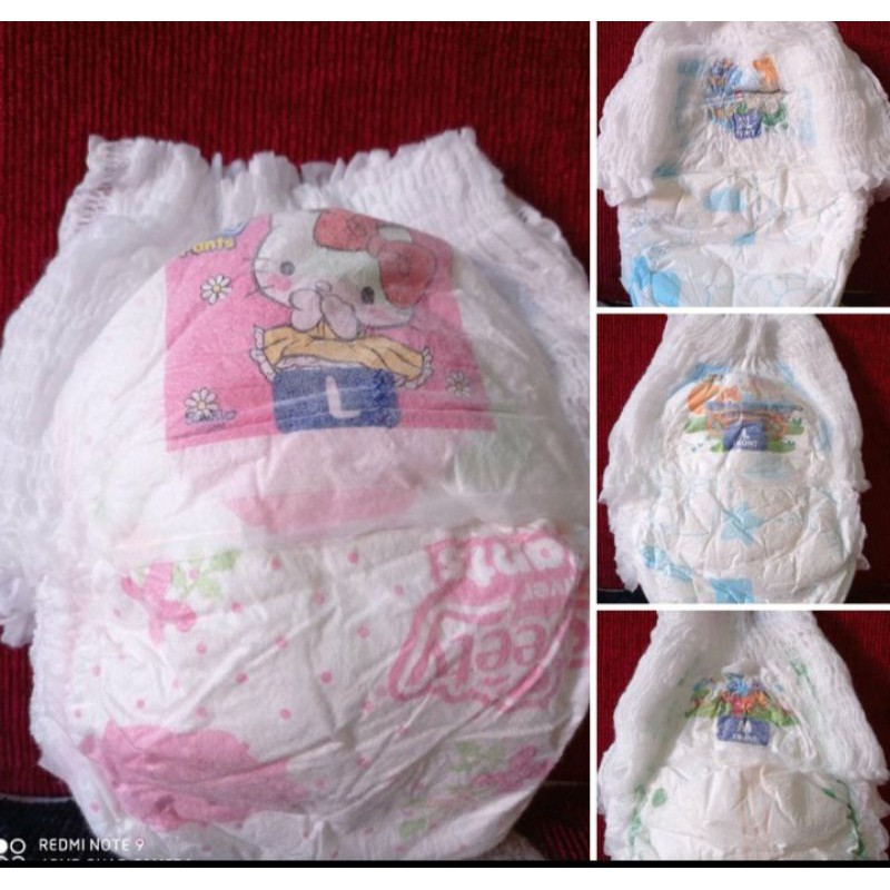 Pampers sweety anak size S,M,L,XL, 40pcs popok bayi curah celana- Murah