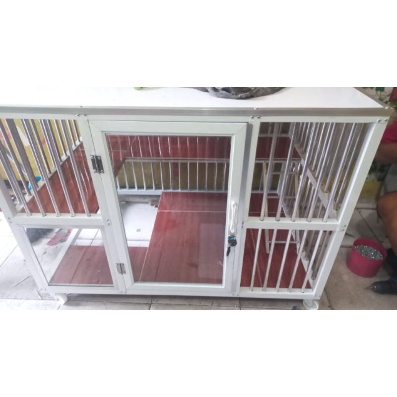 Kandang Alumunium 1 Kamar Kucing