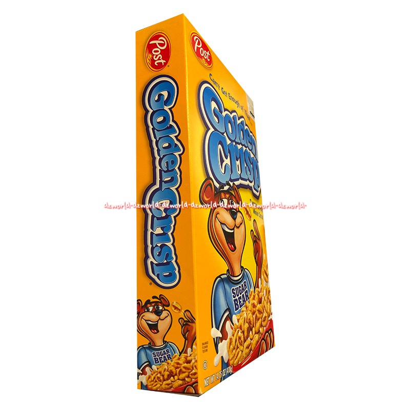 Post Golden Crisp Swetened Puffed Wheat Cereal 418g Seral Instan Krispi Kriuk Crispy