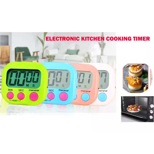 TIMER DAPUR - Digital Kitchen Alarm - Stop Watch Cute Masak Roti Kue With Magnet &amp; Stand