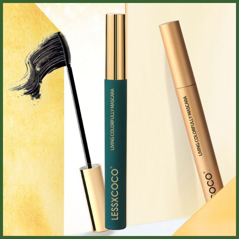 Medan Termurah Waterproof and Longlasting Living colorfully mascara Lessxcoco Maskara