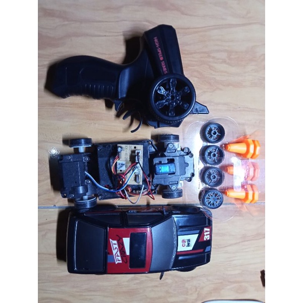 RC DRIFT MINI HUANGBO 1:24 UPGRADE FULL PROPO 2WD