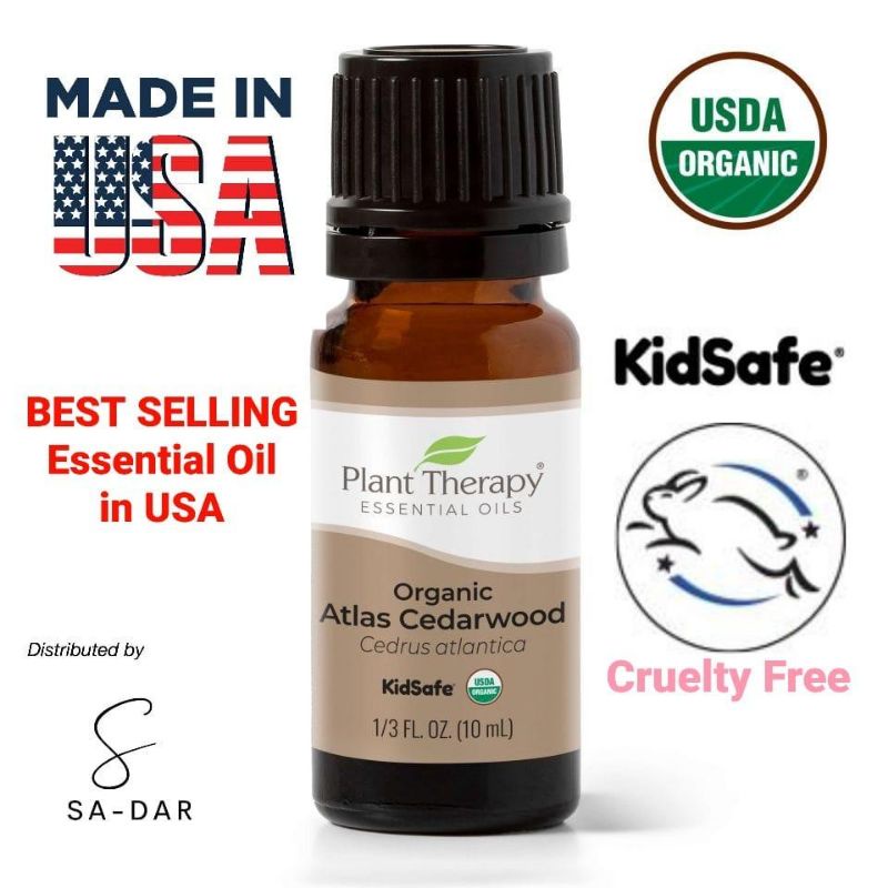 Plant Therapy Atlas Cedarwood Essential Oil