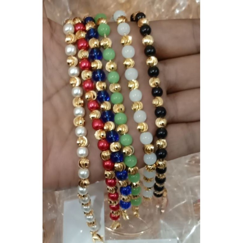 AL01. Gelang xuping wanita lapis emas mutiara