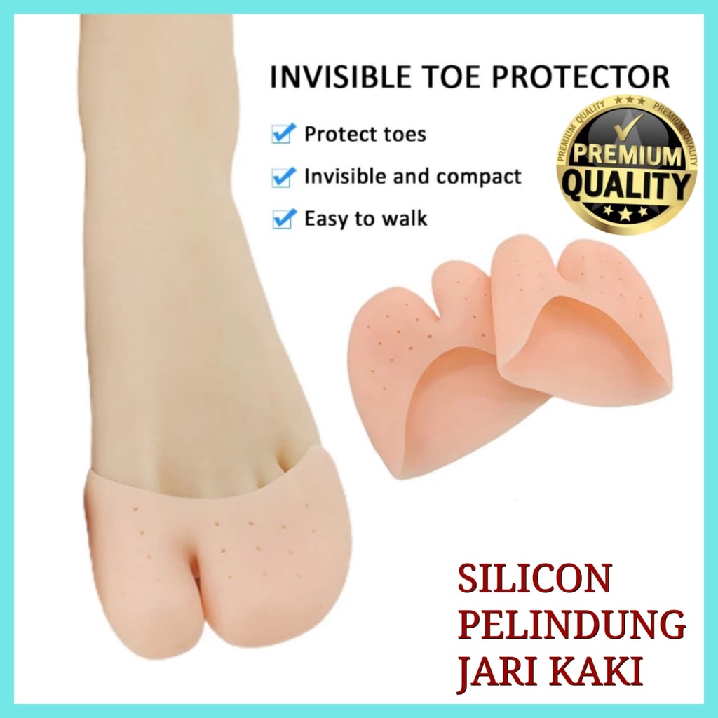 INSOLE SEPATU SILICON UNTUK KAKI DEPAN GEL SILICON PELINDUNG JARI KAKI UNTUK SEPATU WANITA SOL SEPATU