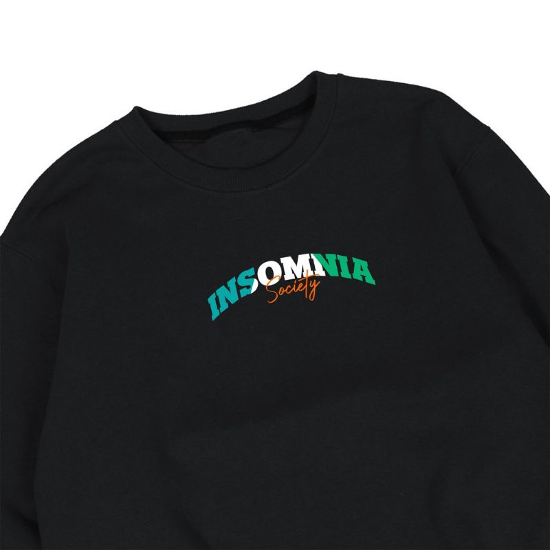 Sweater Insomnia Colour On Black Legend
