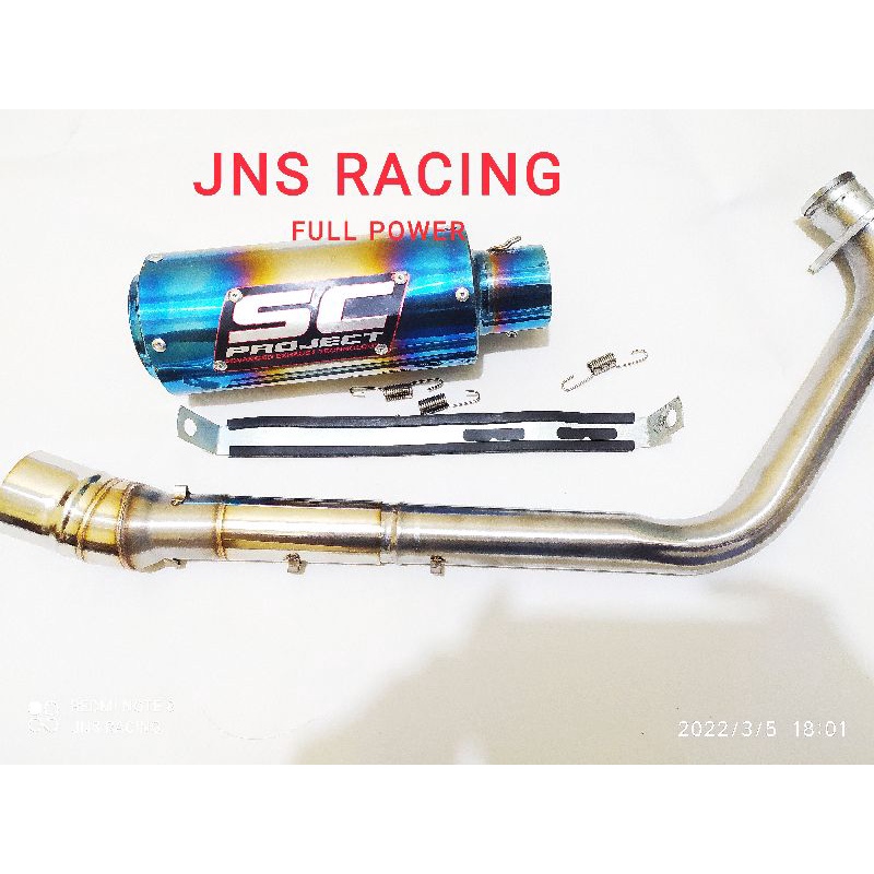 KNALPOT SC PROJECT KOLONG UNDERBELYY YAMAHA YZF-R15 V3