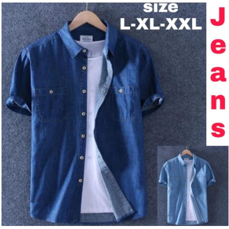 NEW KEMEJA PRIA JUMBO XXL XXXL 2XL 3XL LENGAN PENDEK FRANCE MARTINE MOTIF BATIK CORAK GARIS TITIK2