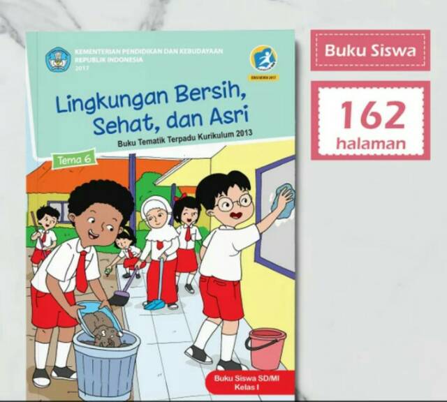 Harga satuan Buku siswa tematik k13 kelas 1 tema 1,2,3,4,5,6,7,8,agama islam smtr 1 dan 2