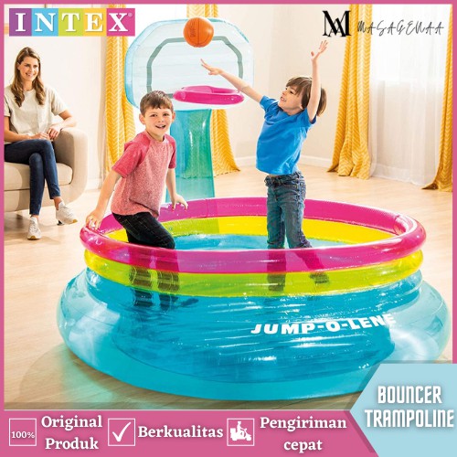 Trampolin Terampolin Trampoline Tempat Bermain Main Anak Mainan Outdoor Besar Jumbo Balon Murah Ori