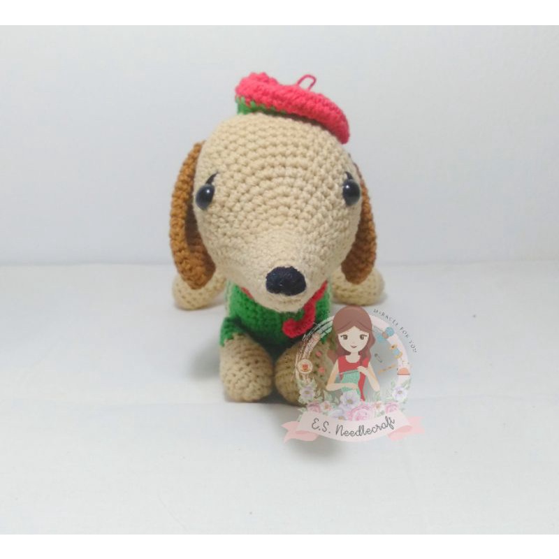 Boneka Rajut Anjing / Boneka Binatang