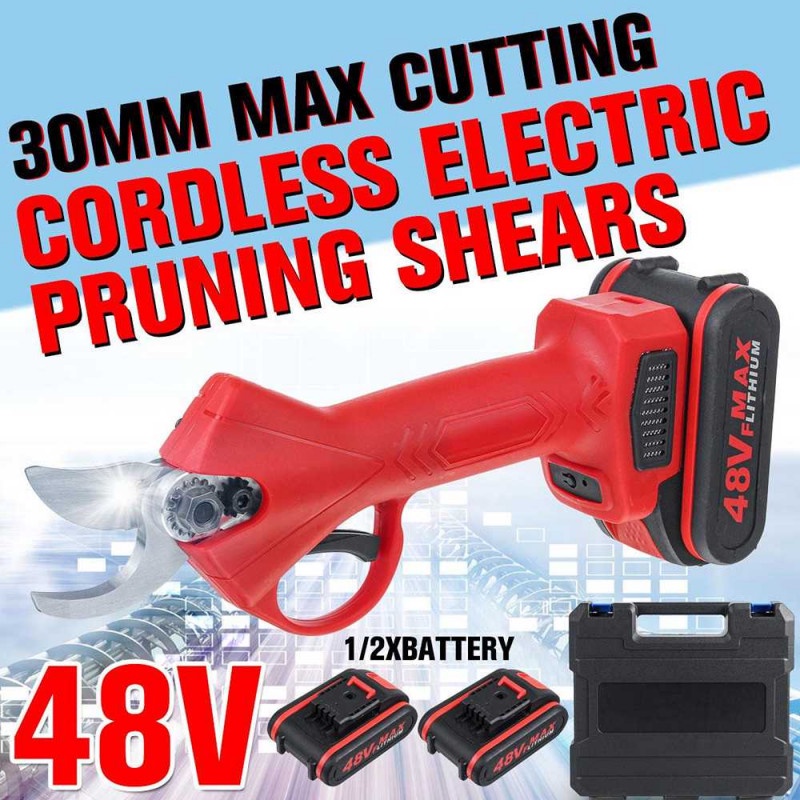 Gunting Taman Electric Ranting Dahan Bonsai Cordless 48V 9000mAh