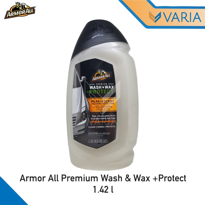 Armor All Premium Wash &amp; Wax + Protect 1.42 L Shampoo Cuci Mobil Motor