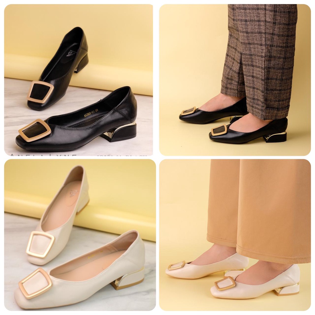 ANELA LYNE SEPATU TAPAK TAHU FLAT SHOES BLESIA G380-01 ORIGINAL