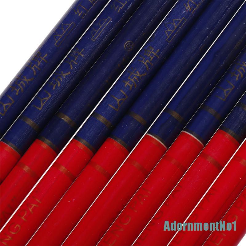 (AdornmentNo1) 10pcs / Set Pensil Kayu 175mm Warna Hitam Untuk Peralatan Tukang DIY