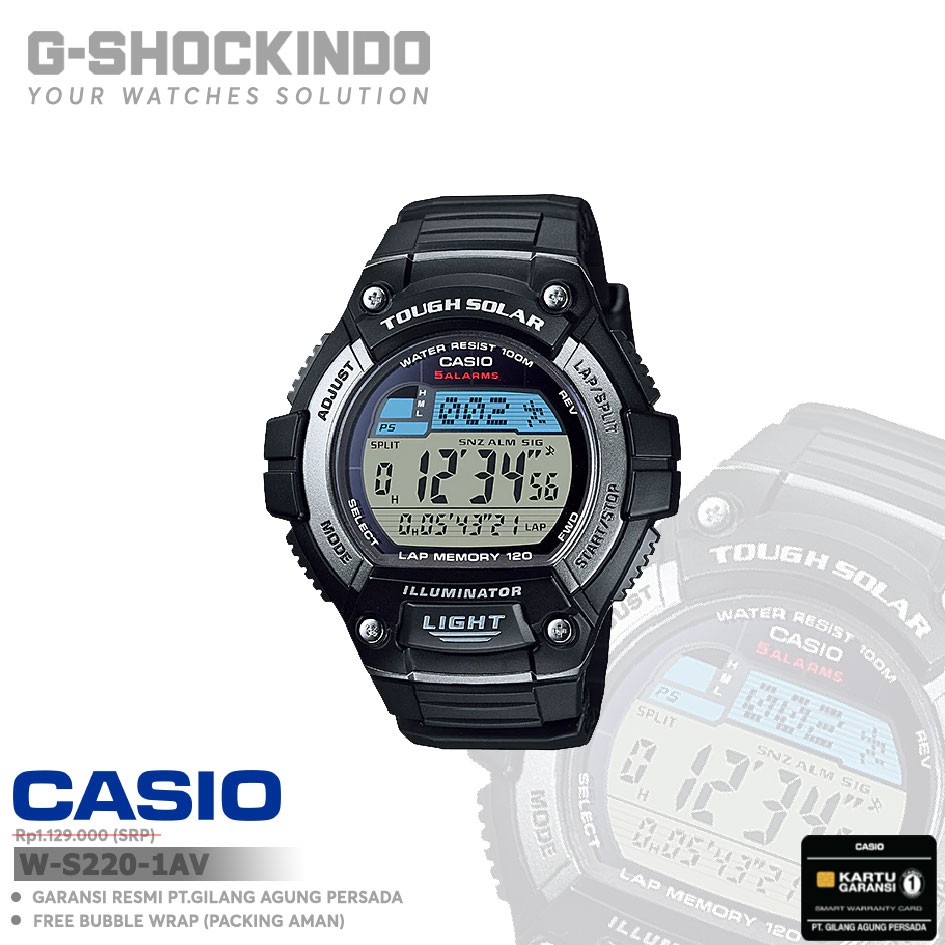 Casio General W-S220-1AV / W-S220-1AVDF Original