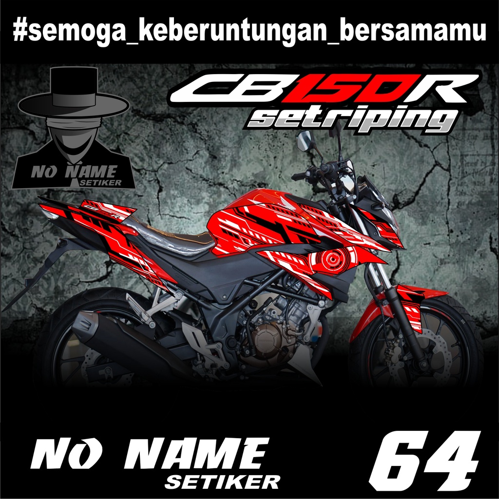 Striping CB150R / CB 150 R All New 2018 2019 (64) Variasi Sticker Stiker Skotlet Scotlite Motor LIST