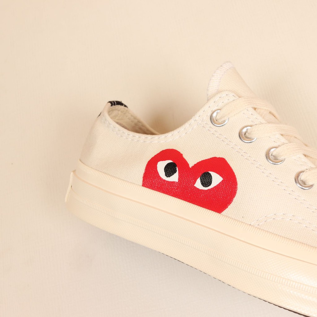 Converse x Comme Des Garcons PLAY All Star Chuck ‘70 OX Whita