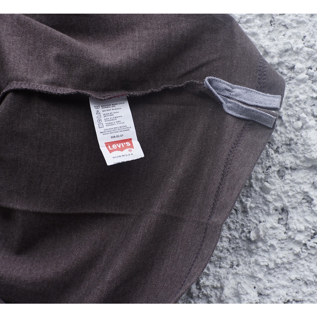 Kaos Pique Polo Levi's - Brown