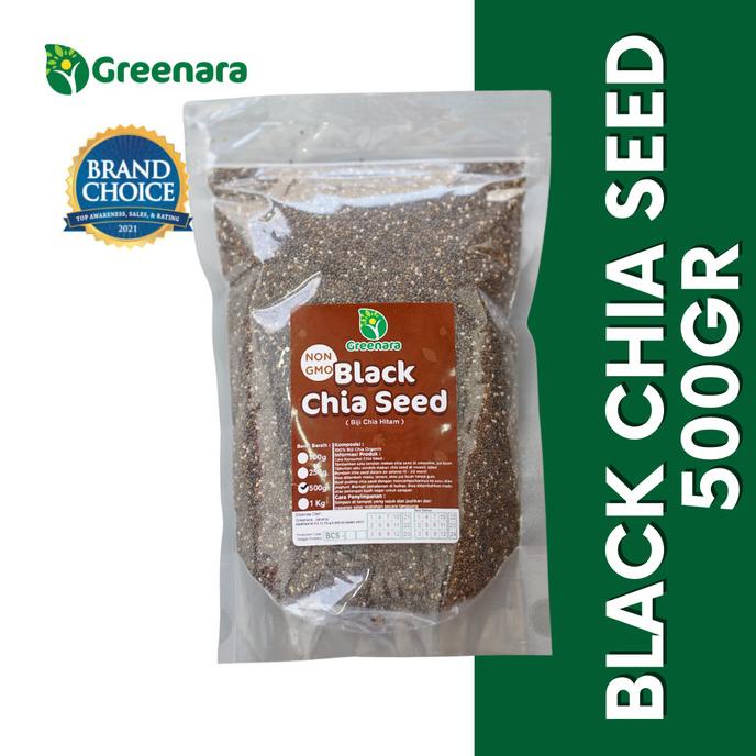 

TERMURAH Organic Black Chia Seed 500gr / Chiaseed Hitam Organik AP202