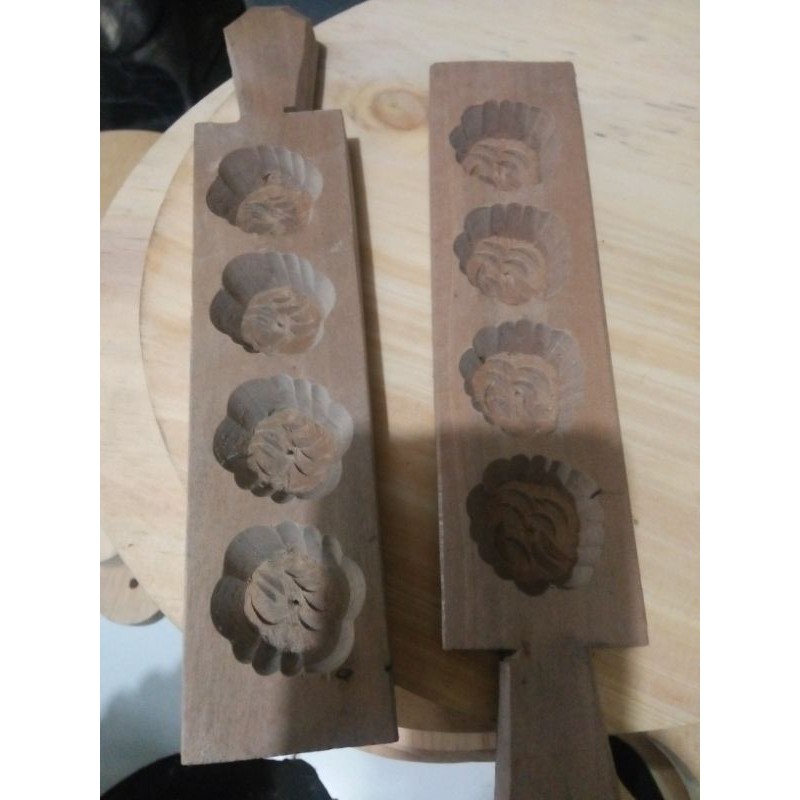 Cetakan kue satu kacang/keu bangkit/kue saptu kayu 2 pic