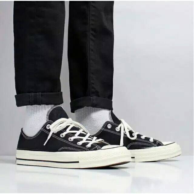 Sepatu Converse Allstar Chuck Taylor 70's OX Black White Premium Original Made In Vietnam BNIB